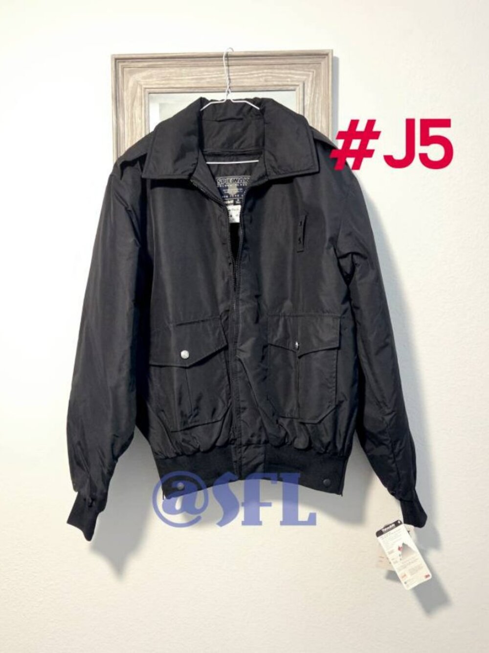 SPIEWAK Weathertech Duty Jacket S310 Sz M LNG/TALL In Black Thinsulate